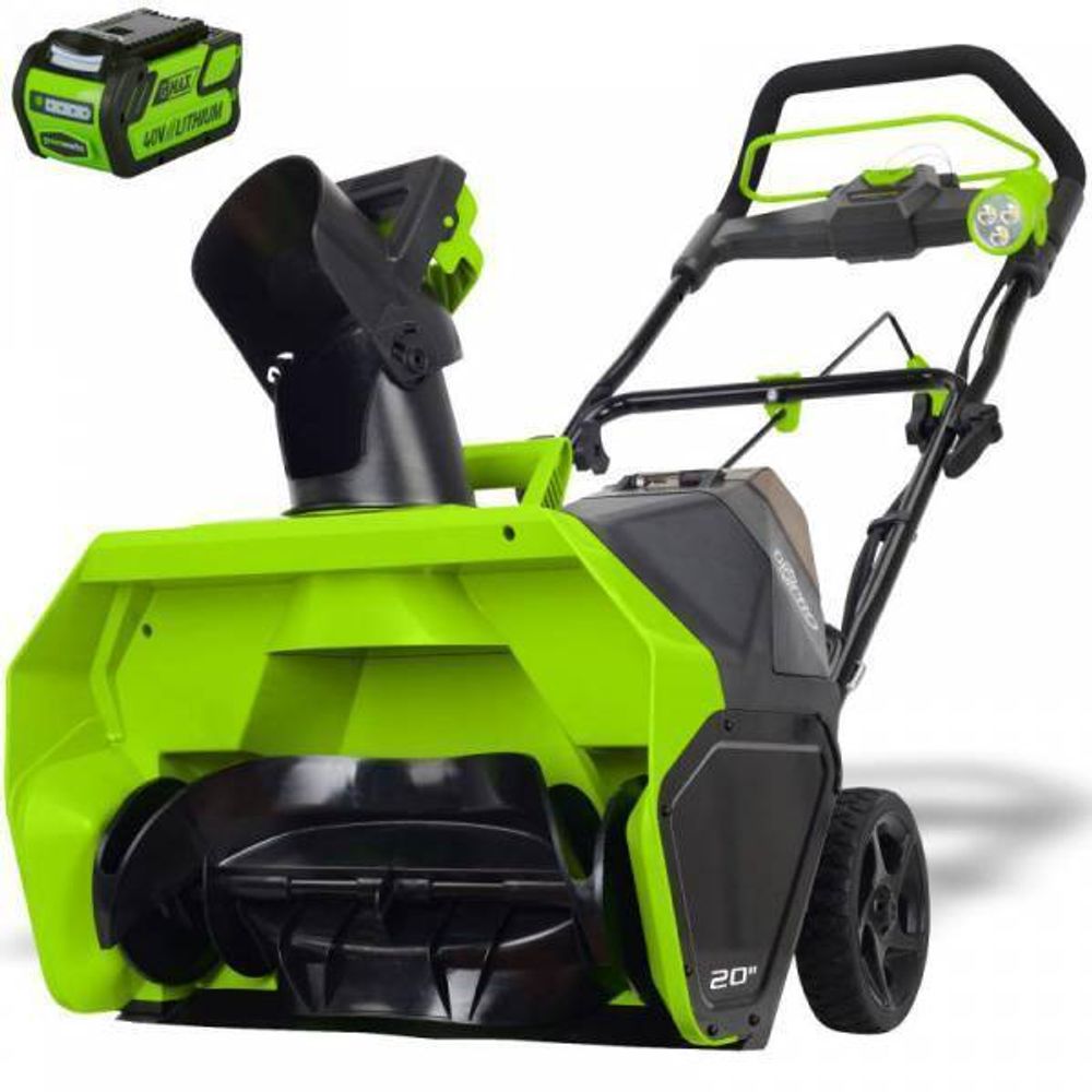 Снегоуборщик Greenworks GD40STK5 аккум.