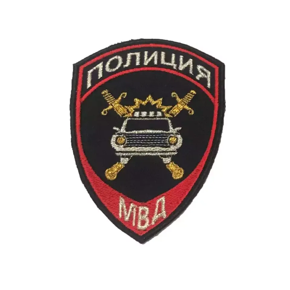 Шеврон Полиция ДПС нового образца вышитый (синий)