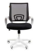 Офисное кресло CHAIRMAN 696, ткань TW/сетчатый акрил,пластик белый