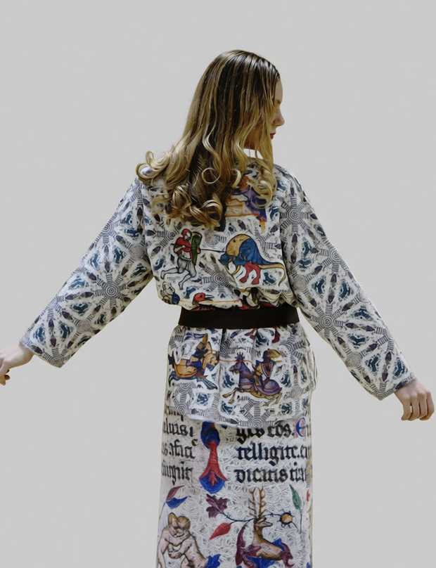 Шерстяной свитер "Латтрелла", по мотивам Псалтири Латтрелла (14 век)