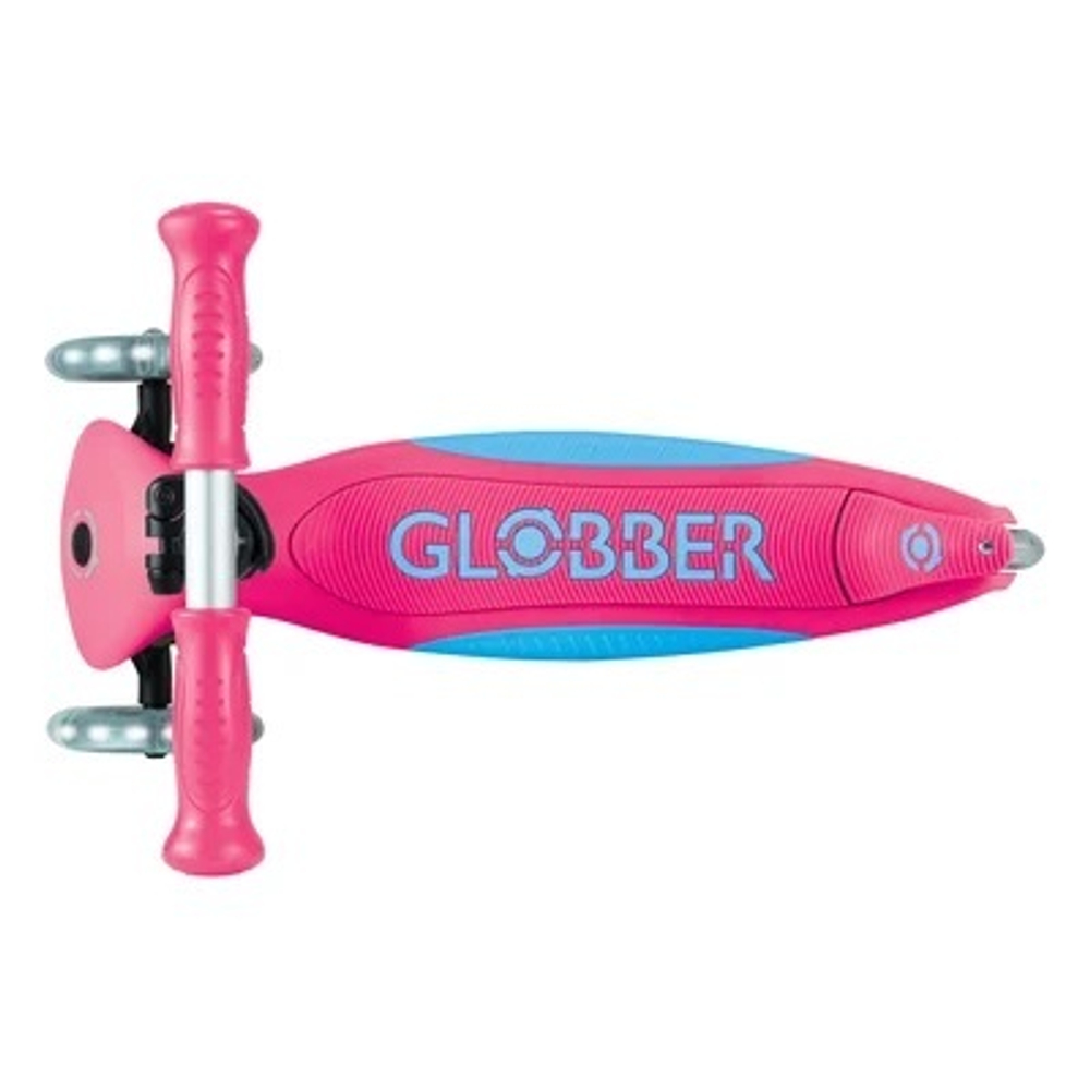 Самокат Globber Primo Foldable Plus Lights V2 розовый