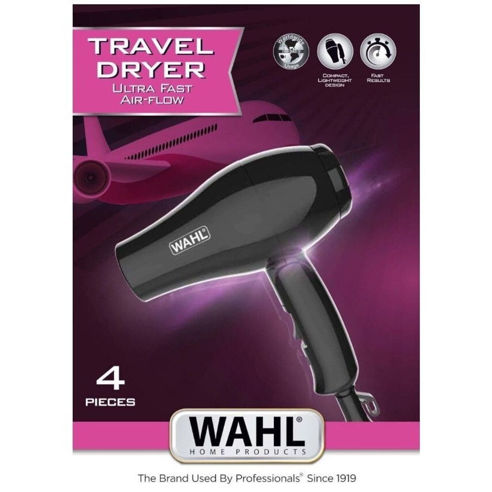 Фен Wahl 3402-0470 Travel Dryer 1000W - 4
