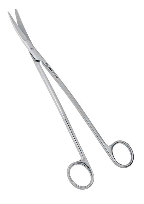 Ножницы для глубоких полостей с двойным изгибом 230 мм