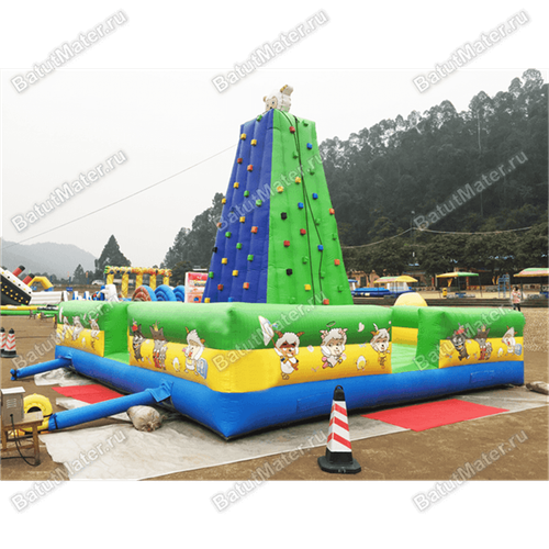 Коммерческий надувной скалодром "Великий покоритель вершин" 8*8*7 м