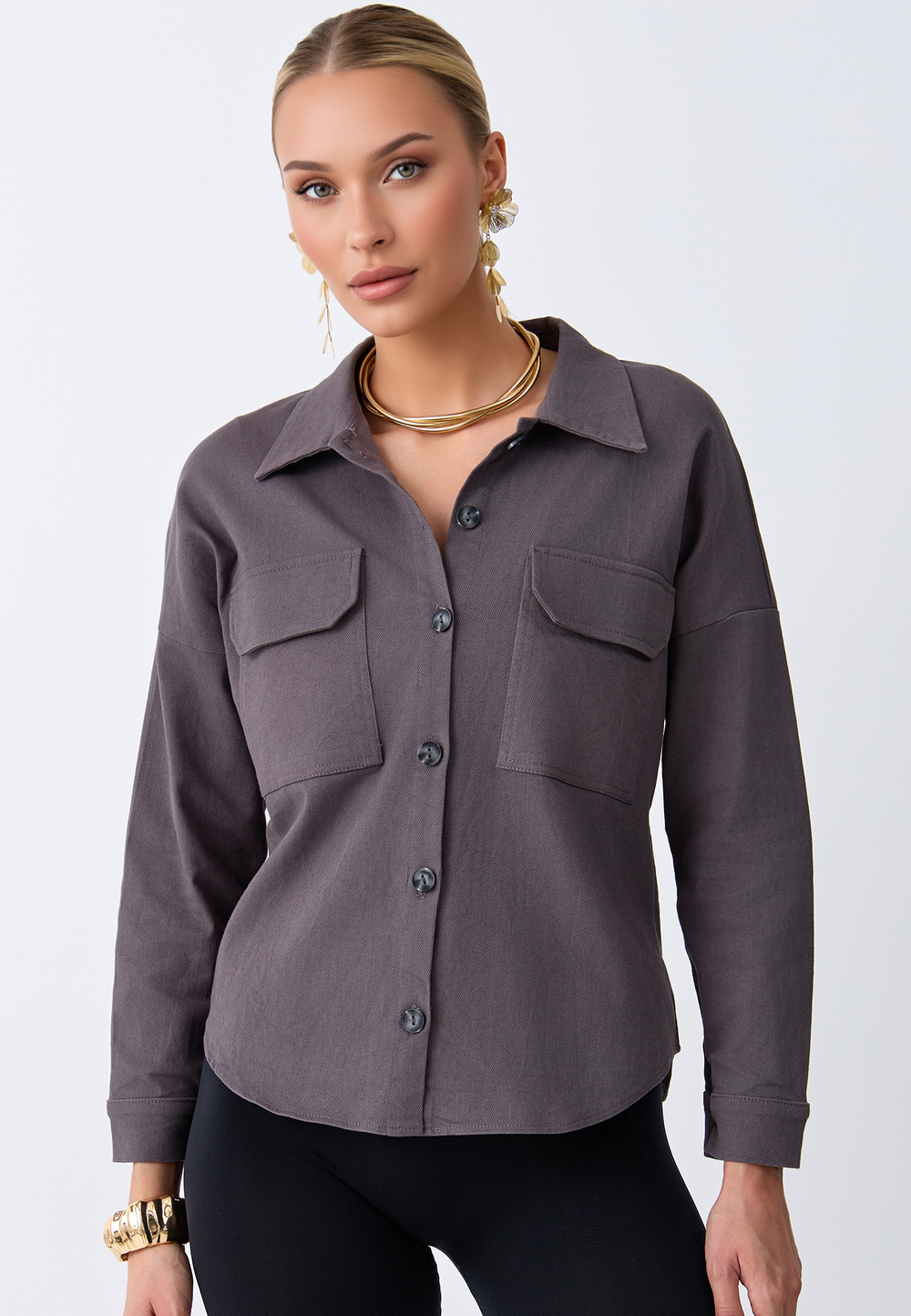 Рубашка джинсовая