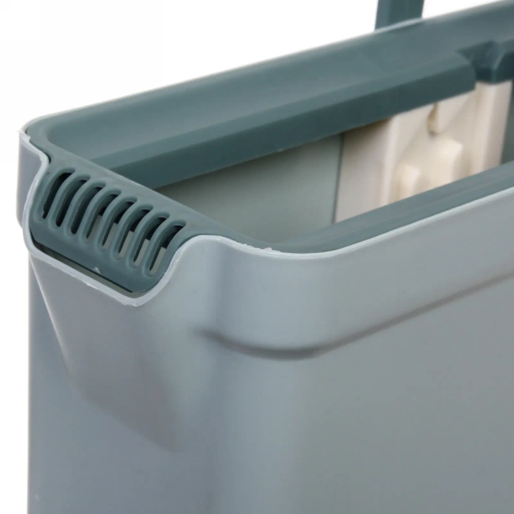 Набор для уборки (ведро с отжимом, швабра, две насадки) в цветной коробке XTB-020