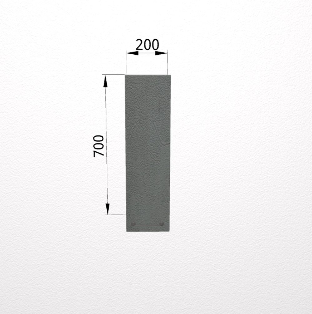 Лофт Бетон темный П 200