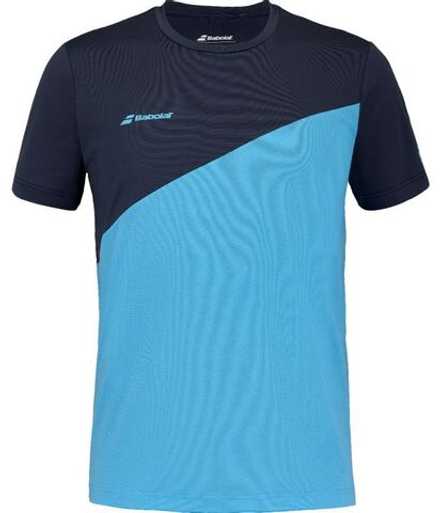Теннисная футболка Babolat Drive Crew Neck - Blue