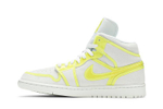 Кроссовки Jordan Air Jordan 1 Mid Lx "Opti Yellow" (Женская размерная сетка)