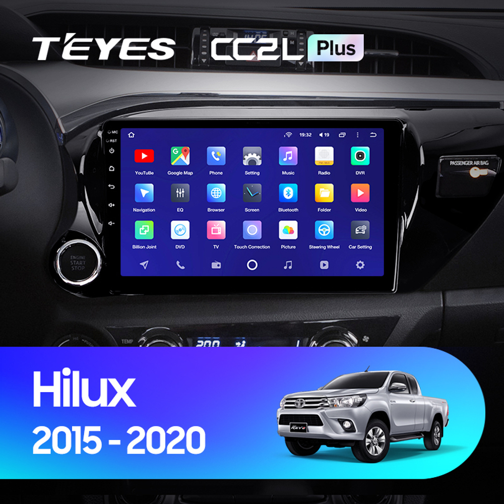 Teyes CC2L Plus 10" для Toyota Hilux 2015-2020