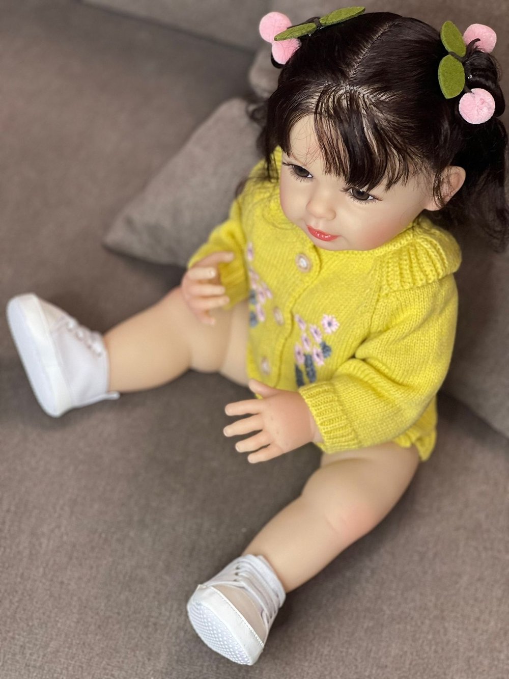 Кукла Реборн виниловая 55см в пакете (FA-308)