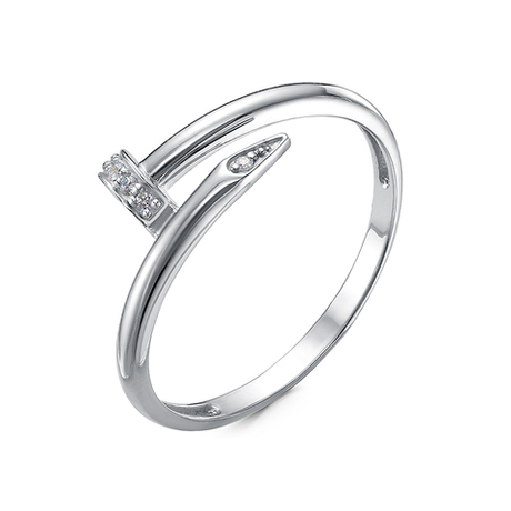 Кольцо из серебра 925 пробы с Фианит