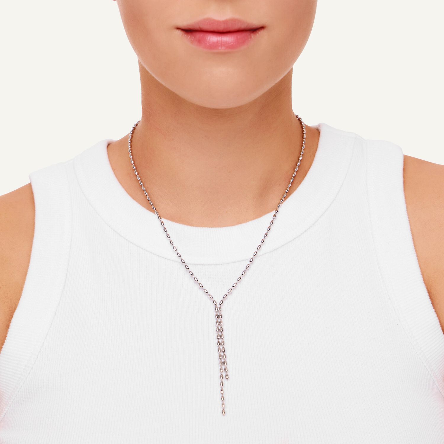 Колье The Line Necklace - Silver