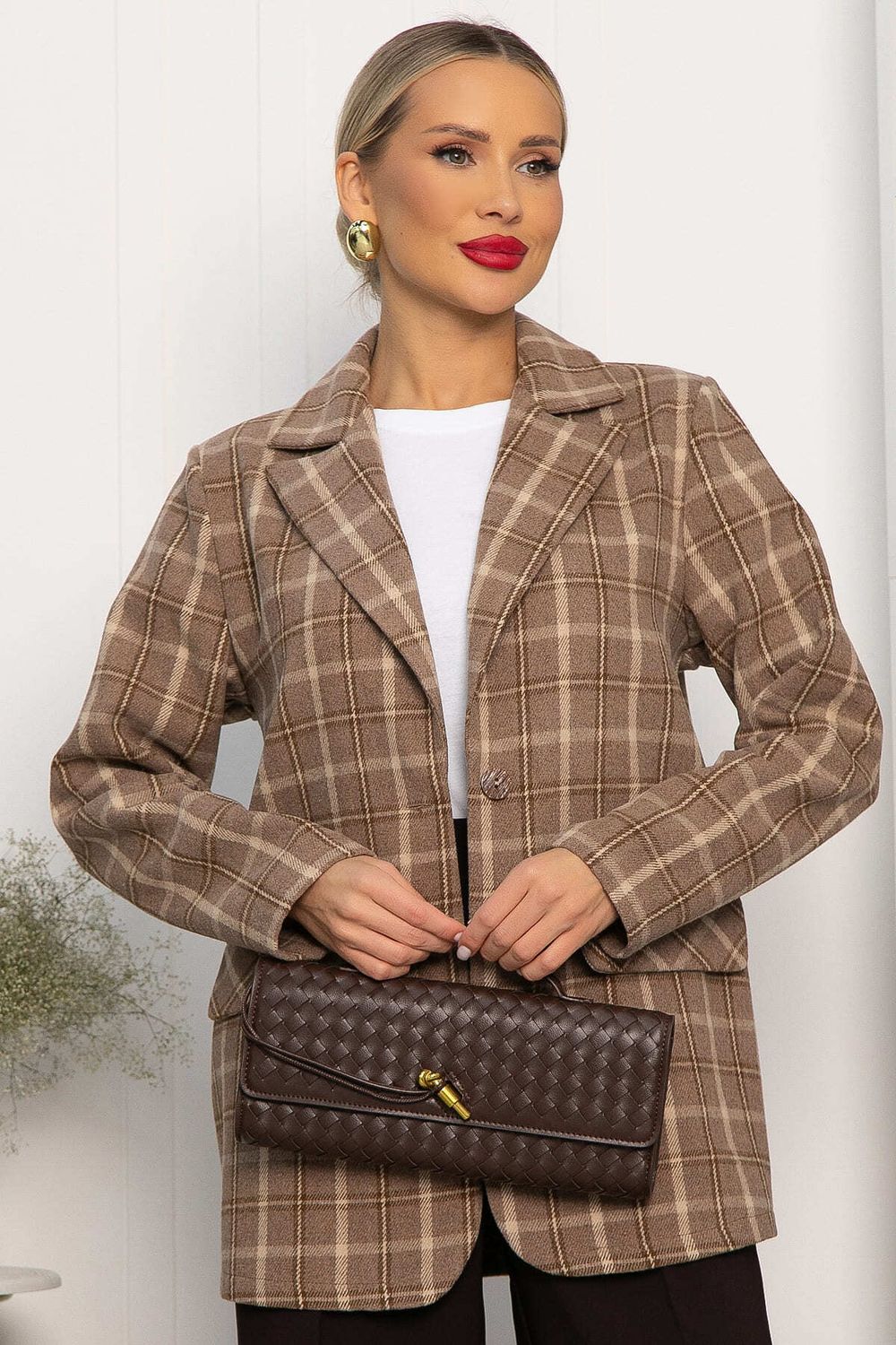 Пальто-пиджак Чендлер (бежевый) Б14157-7М LT Collection