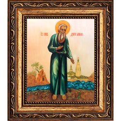 Даниил Ачинский преподобный. Икона на холсте.