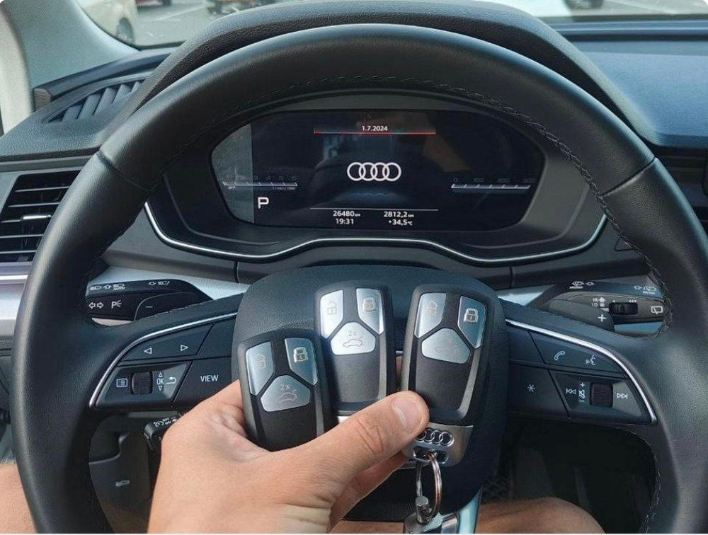 Третий ключ в Ауди q5 для автозапуска /от