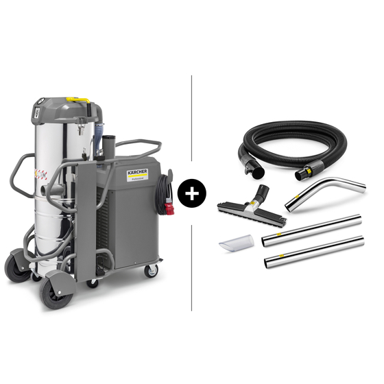 Комплект: IVS 100/75 M + улучшенный набор аксессуаров для сухой уборки Advanced DN50