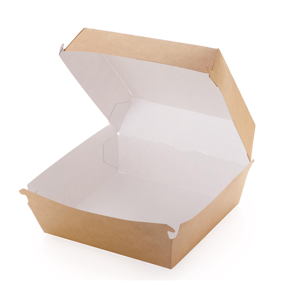 Упаковка для бургеров (бенто-тортов) QSO BURGER L (12*12*7 см)