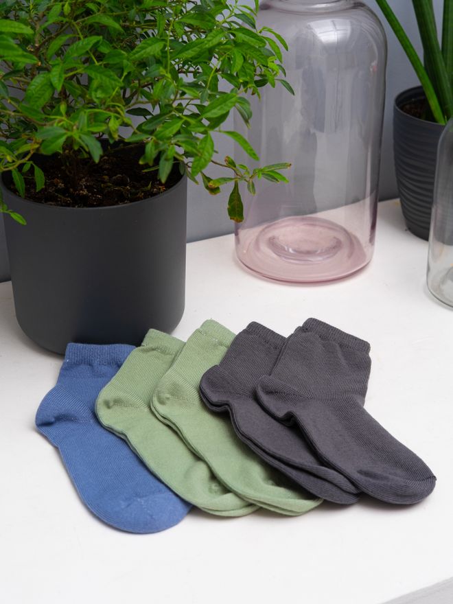 Комплект детских носков ПЯТОЧКИ 5 пар (МИКС) для мальчиков