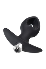 Анальная вибровтулка POPO Pleasure Cordis S, 10,5 см, черная