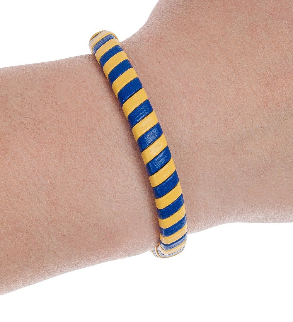 Y-BKB047 Браслет цветной нат.кожа