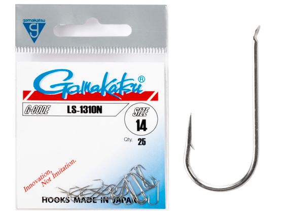 Крючки Gamakatsu LS-1310N HOOKS NICKEL разм. 14 25шт.