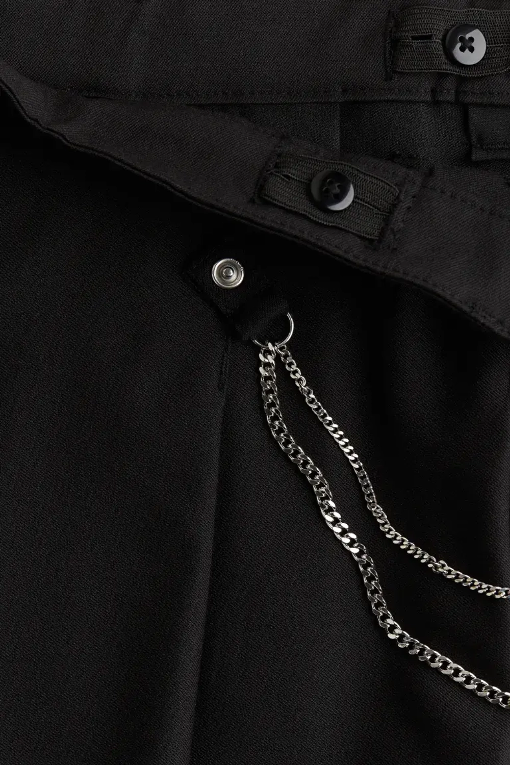 H&M Плиссированная юбка, черный