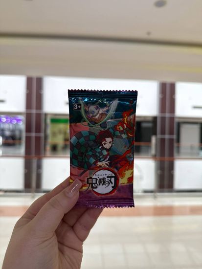 Коллекционные карточки Demon Slayer (категория B) (5 карточек в бустере)