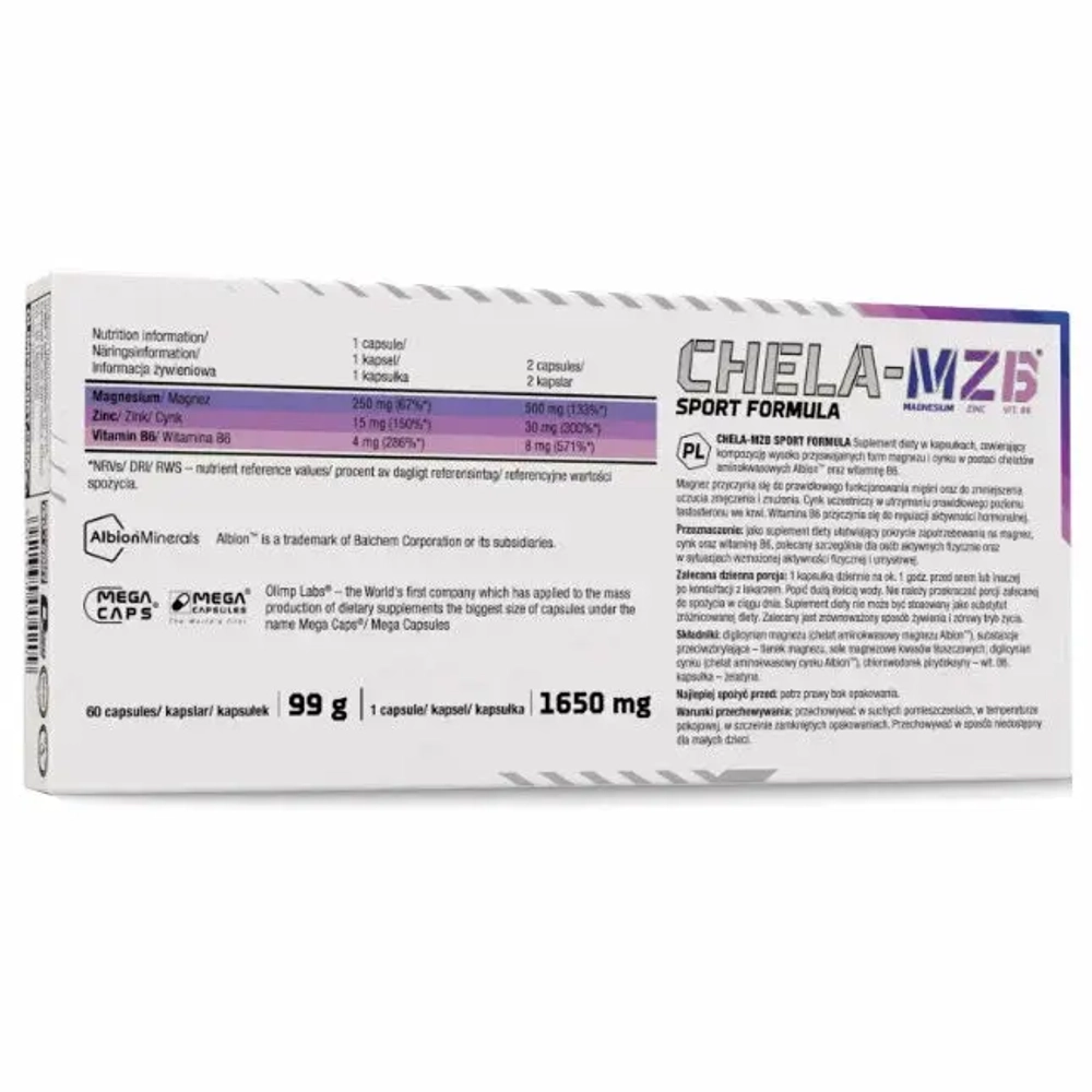 Витамины Olimp Chela-MZB 60 капсул