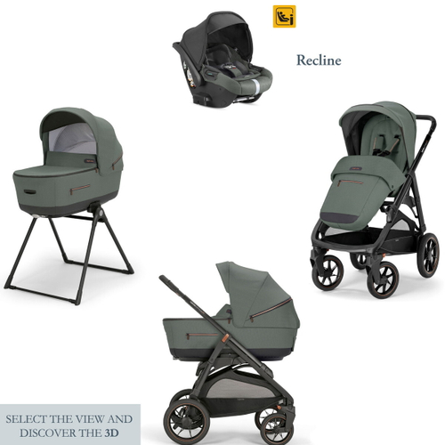 Детская коляска Inglesina Aptica System Quattro XT 4 в 1 DRW-RC 2024 Taiga Green