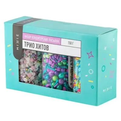 Набор кондитерских посыпок MIXIE "Трио хитов"