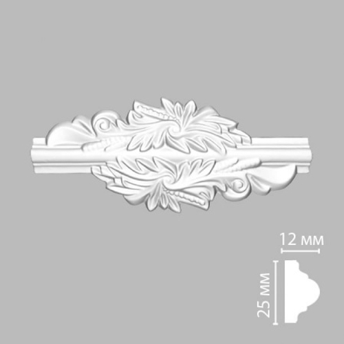 Вставка декоративная Decomaster 97012-7 200х85х12мм