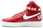 Кроссовки Supreme X Nike Air Force 1 World Famous Red