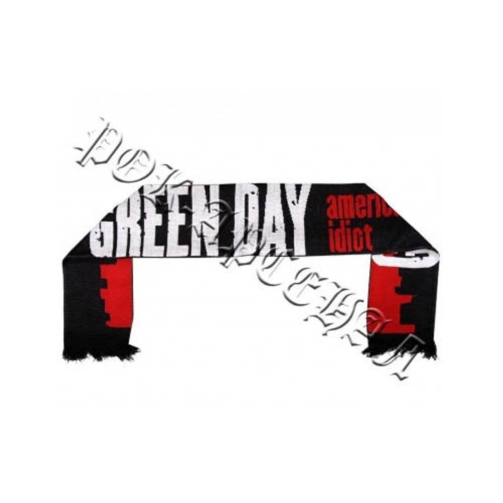 Шарф вязаный Green Day