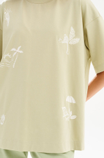 23590 Футболка женская (фисташковый)