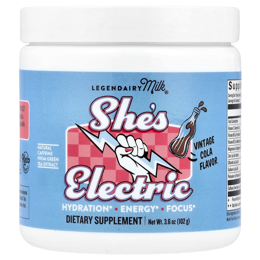 Legendairy Milk, She's Electric, винтажная кола, 102 г (3,6 унции)