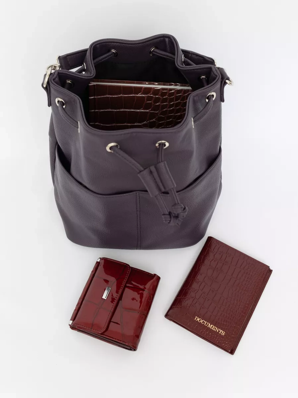 сумка через плечо тоут средняя мешок