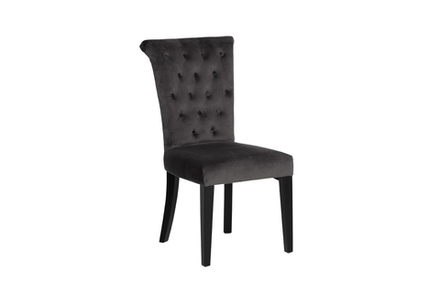 Стул Garda Decor 597 велюр серый Riv 96 98*101*88 см