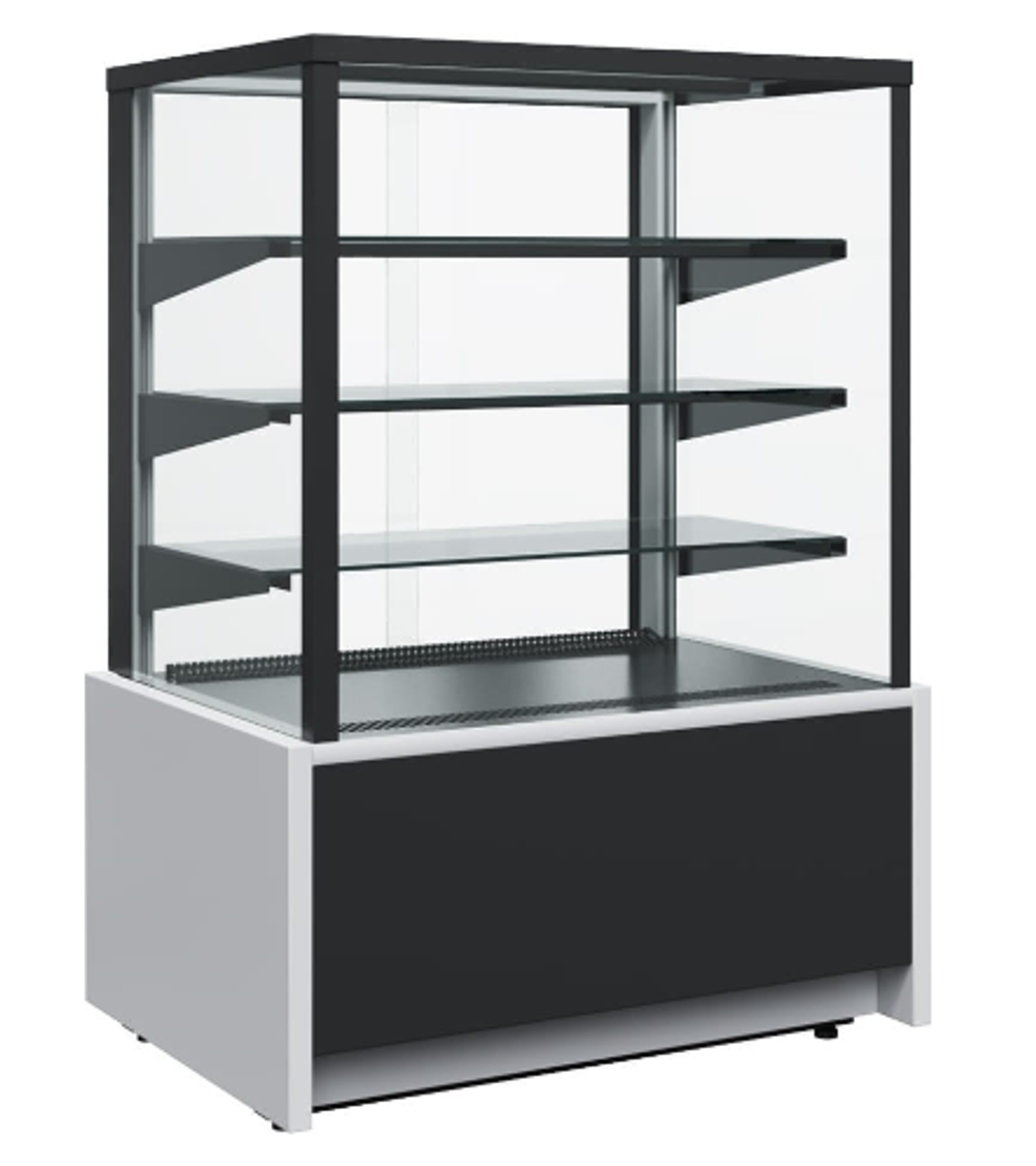Кондитерская витрина CARBOMA ВХСв-1,3д CUBE LIGHT (KC70 VM 1,3-1)