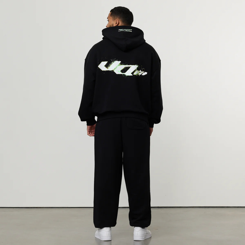 Толстовка VANQUISH Acid Oversized Hoodie Black