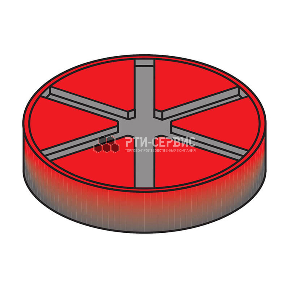 Резиновая накладка (РТИ-СЕРВИС 1047) для подкатного домкрата