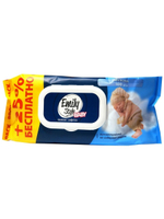 Салфетки влажные "Emily Style" детск 80+20 шт/уп с клапаном