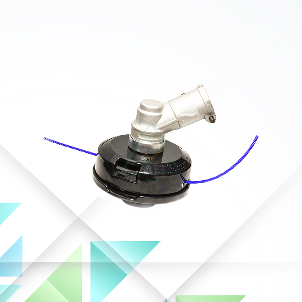 Редуктор в сборе для мотокос Makita SH 230, EM 2500, EM 2600 d-24 мм, 10 шлицов в комплекте с триммерной головкой