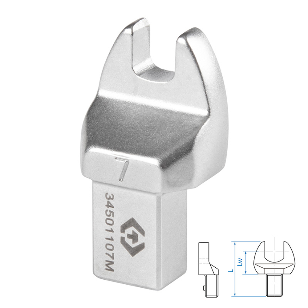 KING TONY (34501107M) Насадка рожковая серии "FIT", 7 мм, 9х12 мм