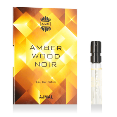 Ajmal Amber Wood Noir Eau De Parfum - sample 1.5 ml (unisex)