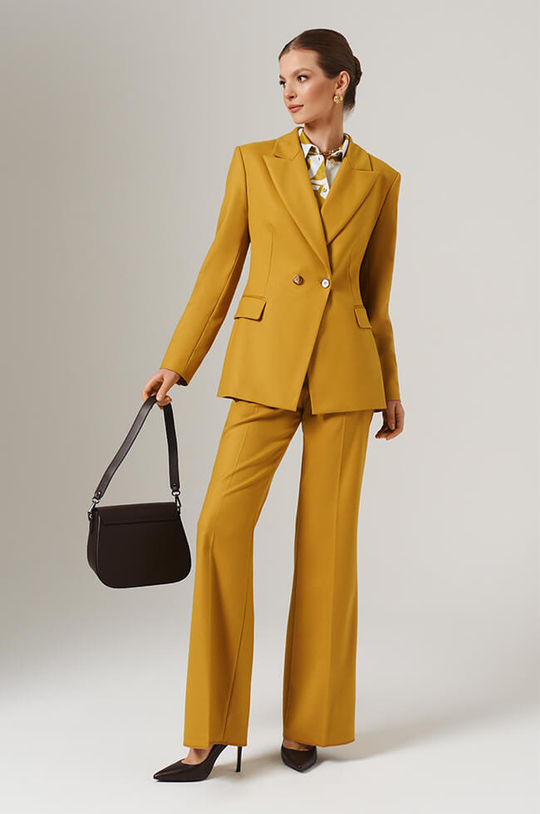 1892 Жакет женский (золотая оливка)