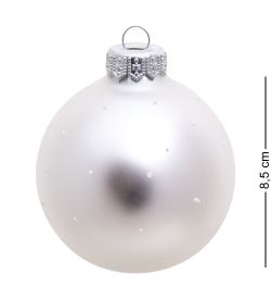 Элита НФШ-1022 Ел. украшение Шар «Два снеговика» 85 мм