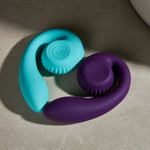 Двойной стимулятор точки G SVibe Snail GIZI цвет тиффани