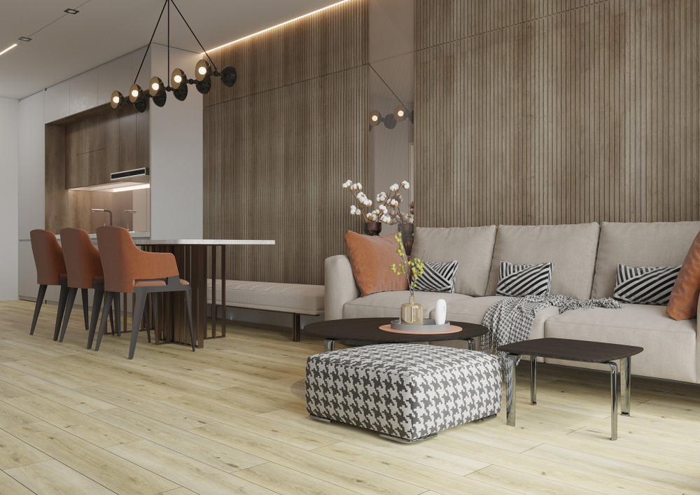 SPC ламинат Planker Rockwood Дуб Гелиодор 1012