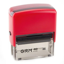 Штамп "ОПАСНЫЙ ГРУЗ" красный